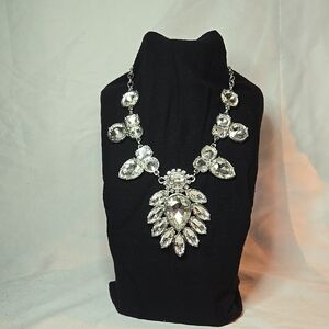 Elegant Silver Statement Necklace